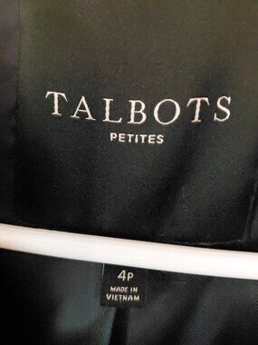 Beautiful wool Navy Coat Talbots